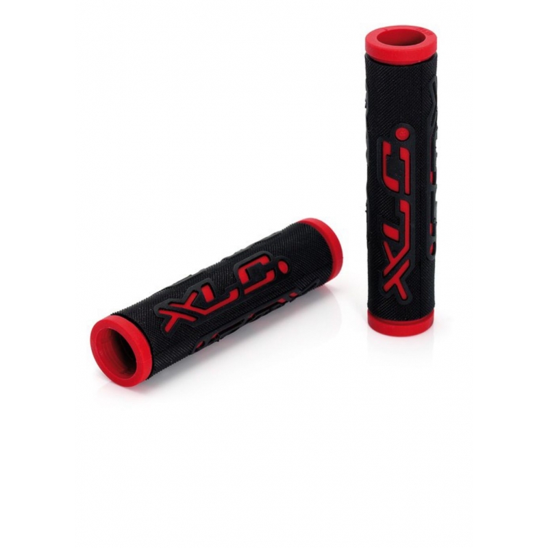 Chwyty XLC 'Dual Colour' czarno-czerwone
