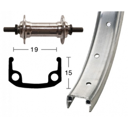 przednie kolo26x1.3/8Alu-piast si36ot.NT