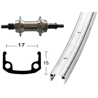 tylne kolo 27x1.1/4 Alu-zebatka 36ot.NT