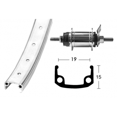 tylne kolo20x1.75 36 L.