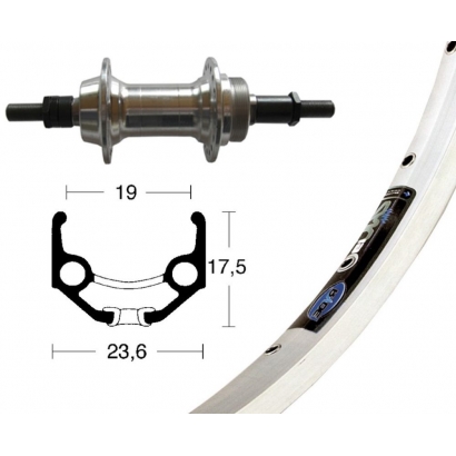 T.kolo 28x1.75zebatka 6/7f.sr. 36o