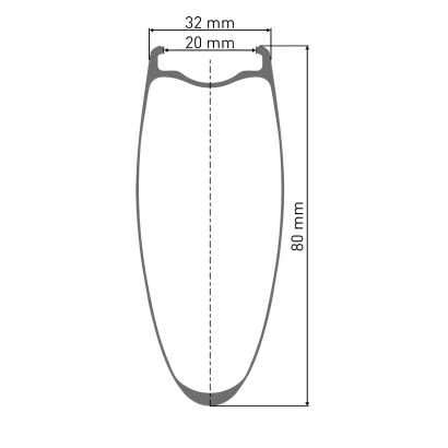 K.p. DT Swiss ARC 1400 Dicut 80DB 29"/20