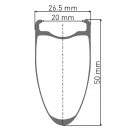 K.p. DT Swiss ARC 1400 Dicut DB 27,5"/20