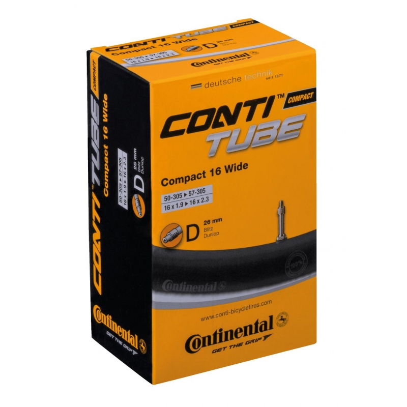 Dętka Conti Compact 16 ,szeroka