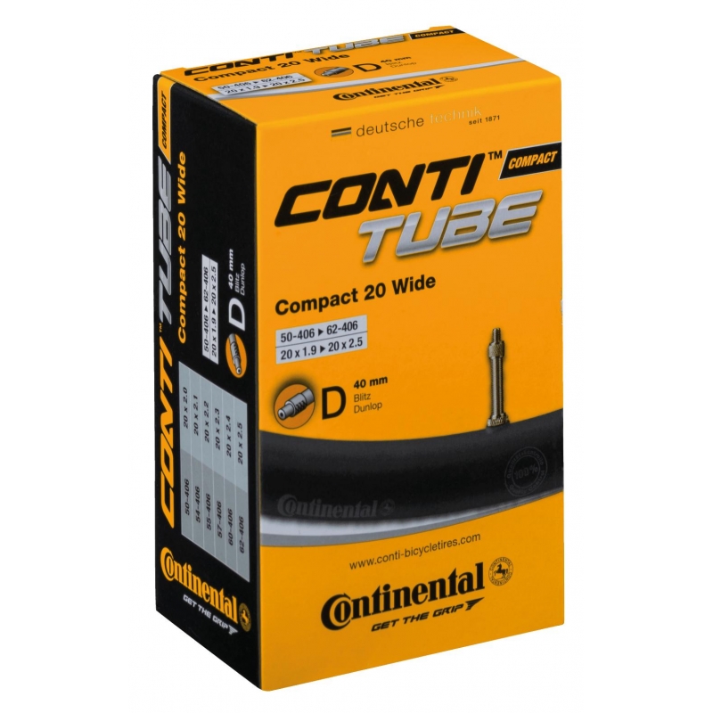 Dętka Conti Compact 20, szeroka 20x1.90/2.125" DV 40mm