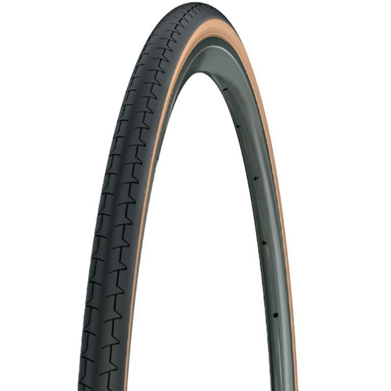 Opona Michelin Dynamic Classic Drut brąz bok 700x25C