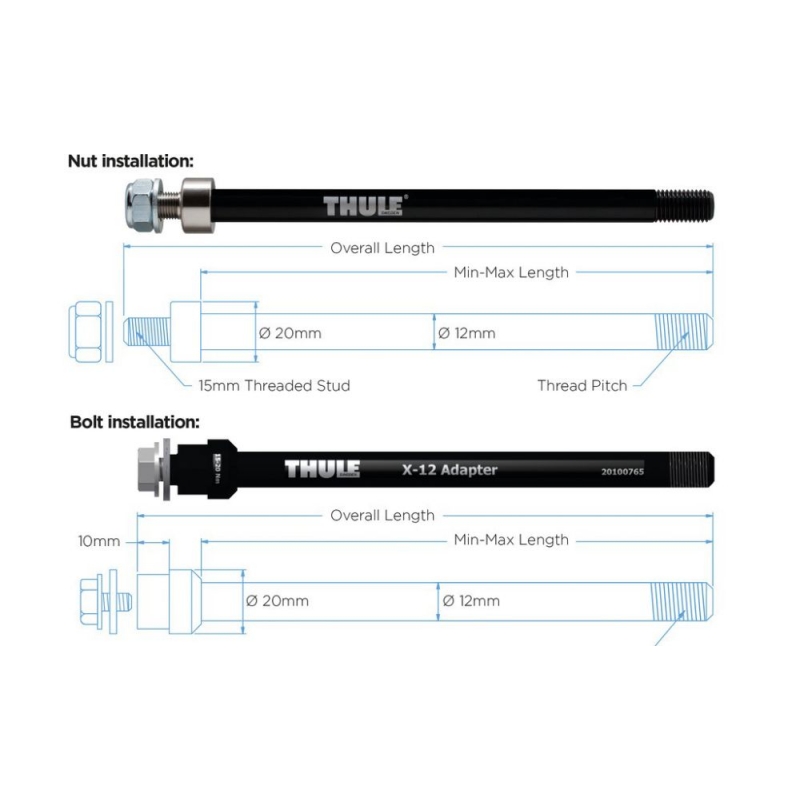 adapter osi Thule Shimano E-Thru