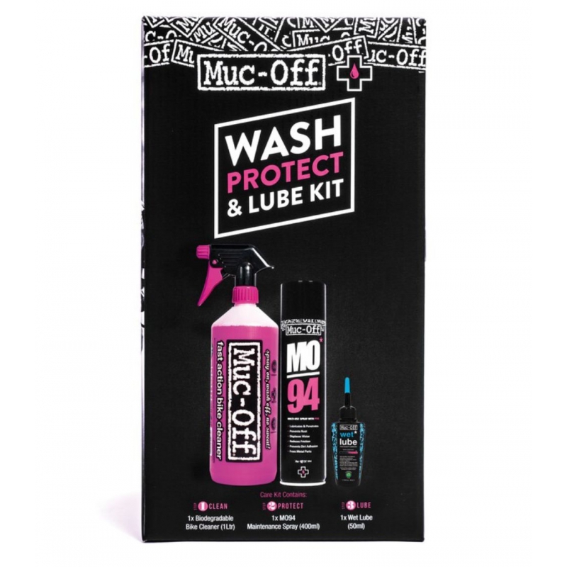 Zestaw do czyszczenia i smarowania Wash, Protect and Lube Kit Muc-Off