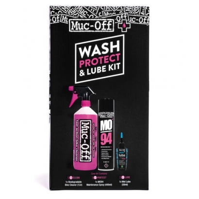 Zestaw do czyszczenia i smarowania Wash, Protect and Lube Kit Muc-Off