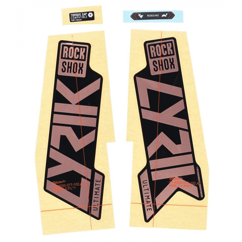 Rock Shox Lyrik Ultimate, Gabel Decal Kit