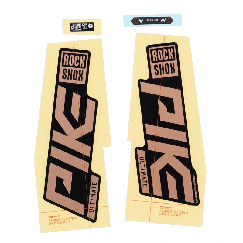 Rock Shox Pike Ultimate, Gabel Decal Kit