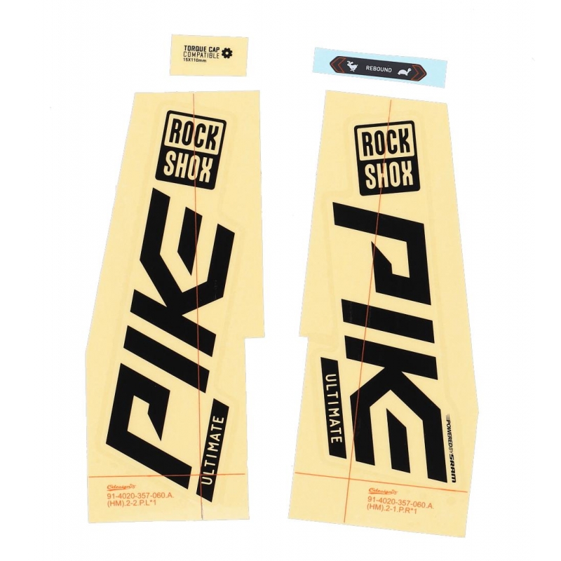 Rock Shox Pike Ultimate, Gabel Decal Kit