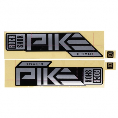 Rock Shox Pike Ultimate, Zestaw naklejek do widelca Decal