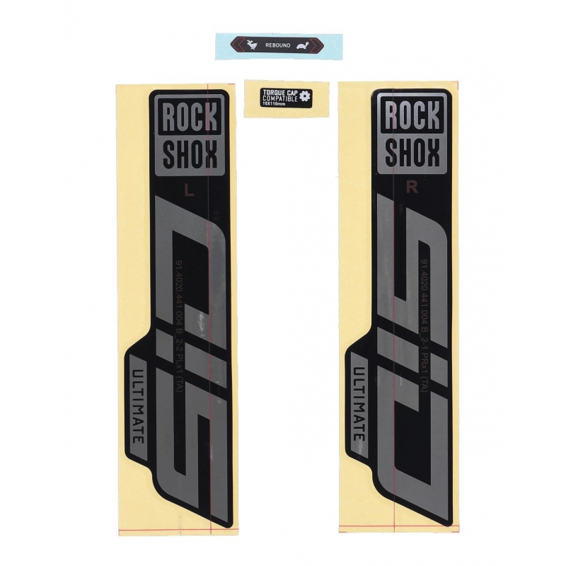 Rock Shox SID Ultimate, Gabel Decal Kit