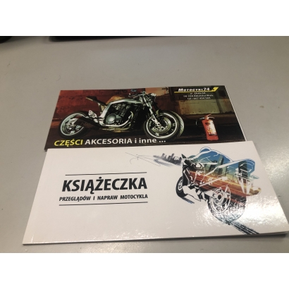 Książeczka przeglądów i napraw motocykla