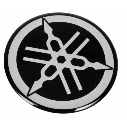 Oryginalny emblemat naklejka Yamaha, okrągły 60mm