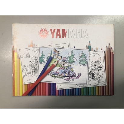 Oryginalna kolorowanka dla dziecka Yamaha