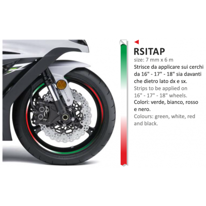 ONEDESIGN naklejka na felgę 6mt x 7mm