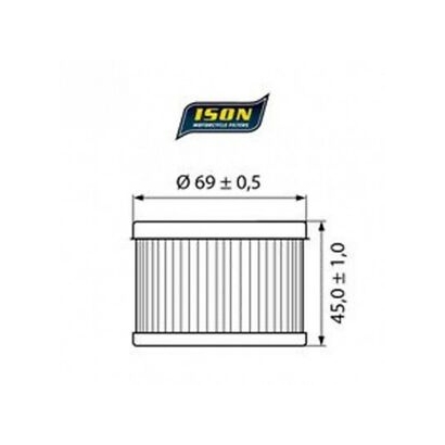 Filtr oleju ISON 111