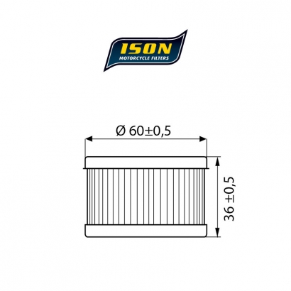 Filtr oleju ISON 137