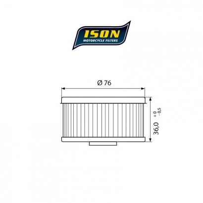 Filtr oleju ISON 144