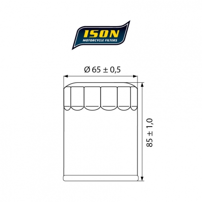 Filtr oleju ISON 148