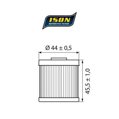 Filtr oleju ISON 154