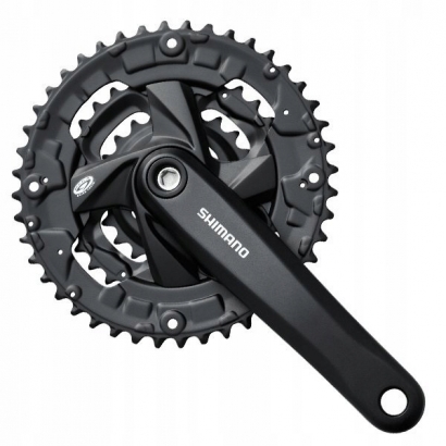 Mechanizm korbowy Shimano 3rz 170mm 44x32x22 czarny