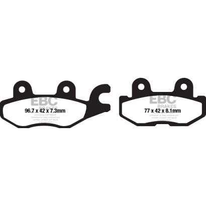 Klocki hamulcowe EBC FA674TT