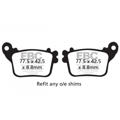 Klocki hamulcowe EBC FA436