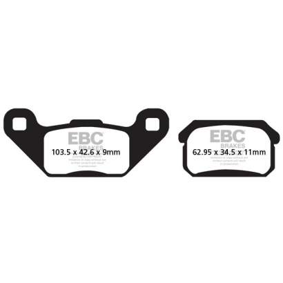 Klocki hamulcowe EBC FA431TT