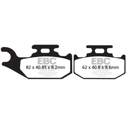 Klocki hamulcowe Suzuki LT-A/LT-F EBC FA414R