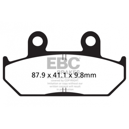 Klocki hamulcowe HONDA	NX 500/650 EBC FA124/2
