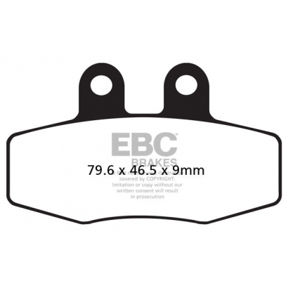 Klocki hamulcowe KTM MX 125/250/350 EBC FA132