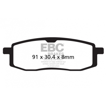 Klocki hamulcowe Yamaha YZ 125/250 EBC FA105TT