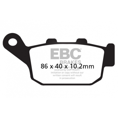 Klocki hamulcowe HONDA	FES 250 Y/1/2/5 EBC SFA140