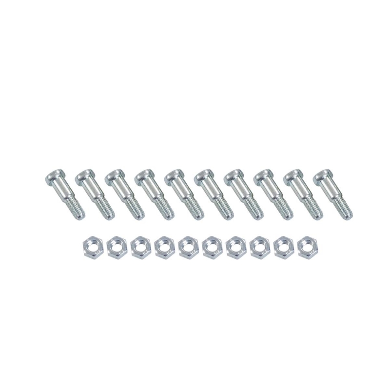 Screw 203 silber, thread M5, length19,5 mm with shaft (VE 10 piece)