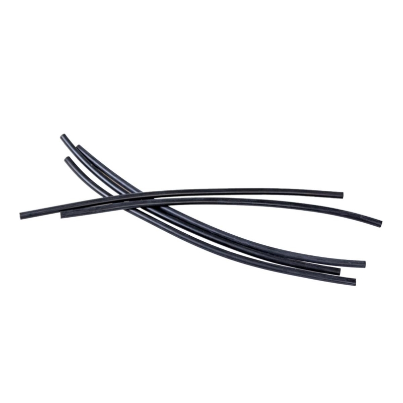 Tube black, EPDM 9x1.5x400 mm for the connection of brake fluid reservoir and socket for DOT (VE 5 pieces)