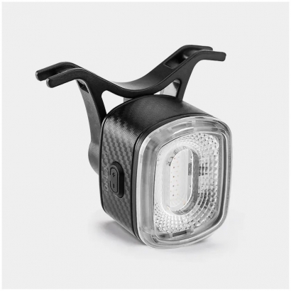 Lampka rowerowa tylna Rockbros Q4 LED USB IPX6 ze światłem STOP na sztycę lub siodło
