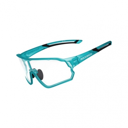 Okulary rowerowe sportowe fotochrom ROCKBROS UV400 (10136) niebieskie