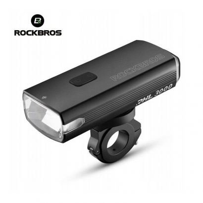 Lampka rowerowa przednia ROCKBROS RHL 3000 LM USB IPX POWERBANK