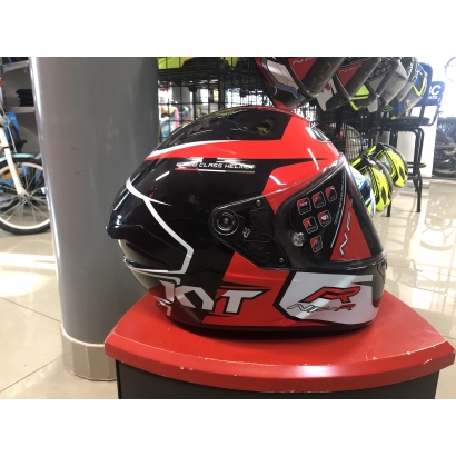 Kask motocyklowy KYT NF-R Track Czerwony XL (61-62cm)
