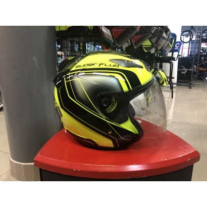 Kask motocyklowy, skuterowy otwarty jet Kyt Hellcat Fluo XL