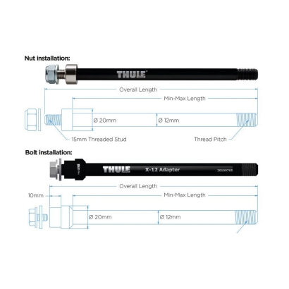 Thule axle adapter