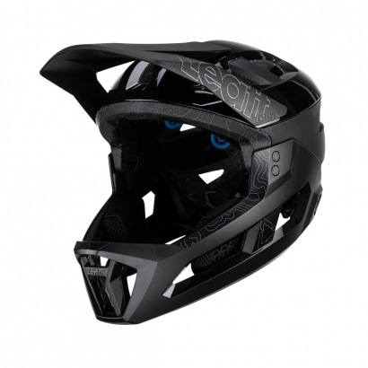 KASK LEATT MTB ENDURO 3.0 (WYPINANA SZCZĘKA/KASK 3W1) V23 STEALTH CZARNY ROZMIAR S (51-55 cm)