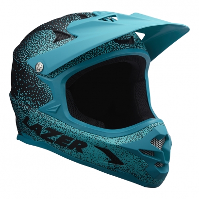 Kask fullface Lazer PHOENIX+ Matte black Mint Dots XS