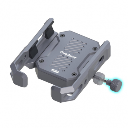 Outplorer PH10 – Regulowany uchwyt na telefon 63–97 mm z mocowaniem na kulę 1” (Air Suspension)