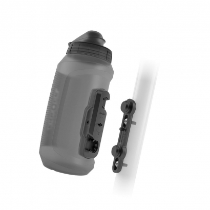 Bidon magnetyczny Fidlock TWIST 750 COMPACT transp. czarny + Baza Bike