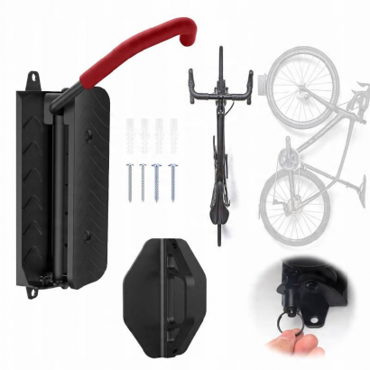 Wieszak obrotowy rowerowy ścienny, metalowy, stojak, uchwyt 30 kg ROXAR