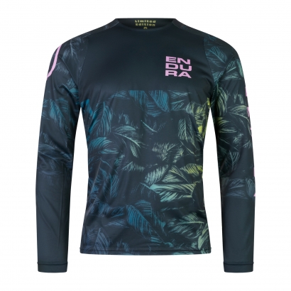 Koszulka rowerowa Endura Tropical L/S Print LTD GRY/GRY